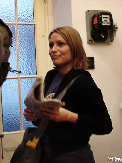 Hot teen chick Szilvia Lauren strips and lets her lover eat out