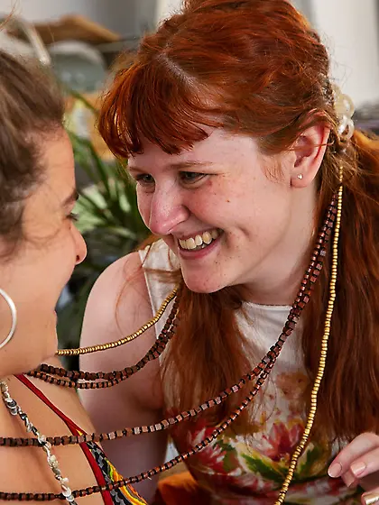 Redheaded hotties Maddie and Viviana are into pussy eating