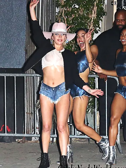 Lady Gaga See Through Photos