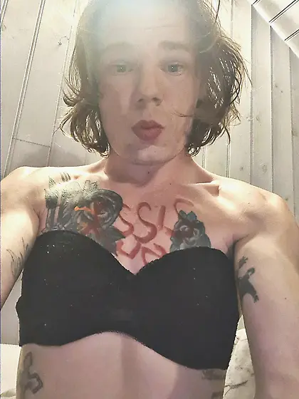 Exposed sissy fag Georgia Blows aka George Brown