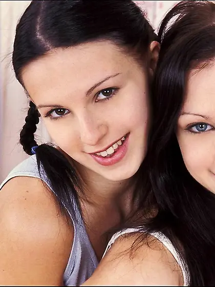 Smiley pornstar Sandy Joy likes when her GF Mili Jay licks and d