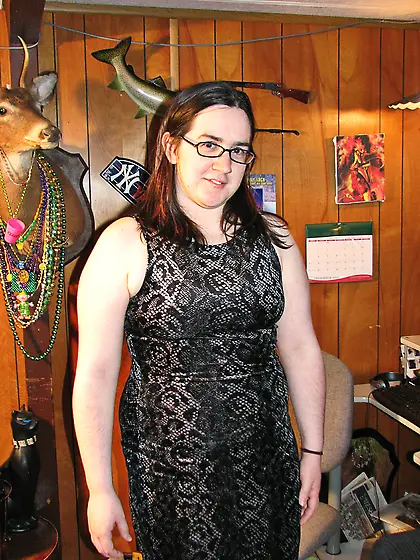 Slave Sara-S1-SnakeskinDress