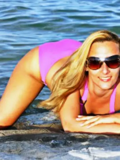 Blonde lena perform anal