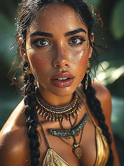 Brown Island Tit Clowns