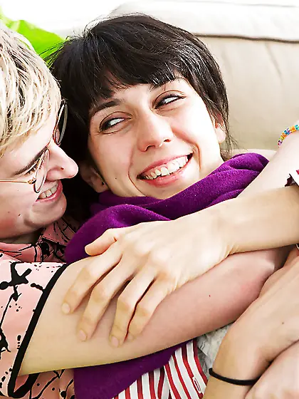 Hairy girl is going to have her pussy worshipped big time