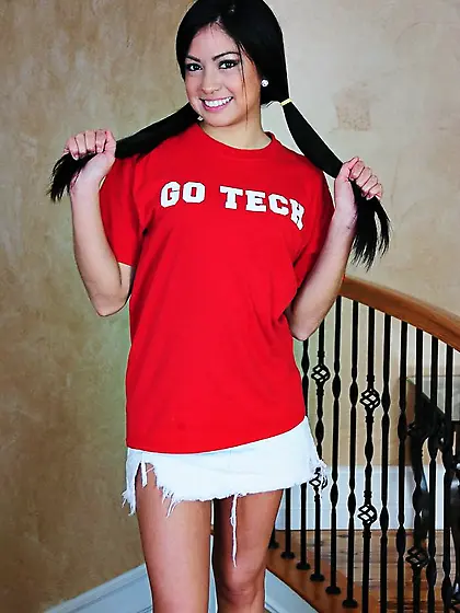 Sweetest latina Cierra Spice gets completely nude and dildos her