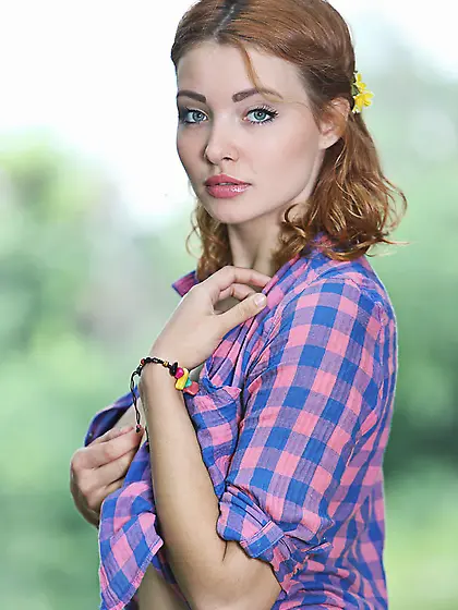 European beautiful babe