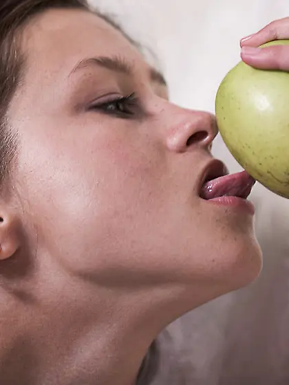 Masha C strips her sexy white lingerie off and shows us her hung