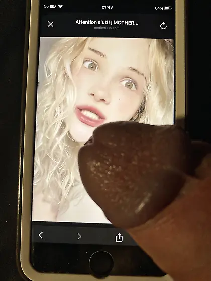 Cock tribute for Suckslut19