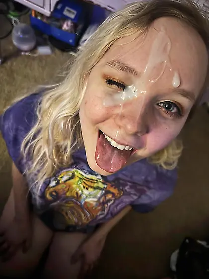 Teen gf facial
