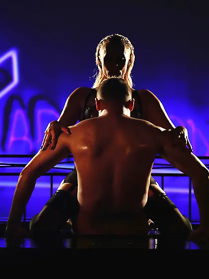 Brittany Bardot gets oiled up and fucked in various sex position