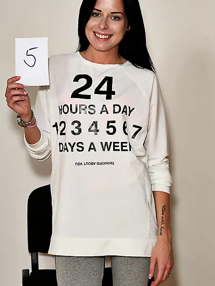 In this softcore gallery with brunette darling Daniela Rose you