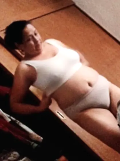 My fat mom in underwear,  leave your comments