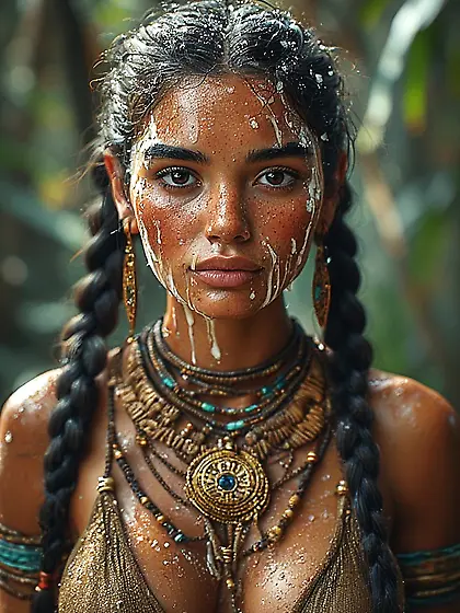 Brown Island Tit Clowns