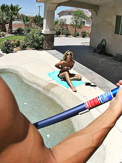 Blonde hottie Brooke Banner getting her brains fucked out in eve