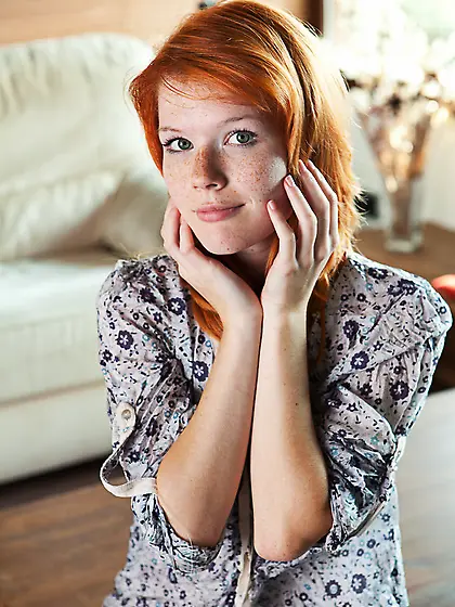 Czech redhead perky pussy