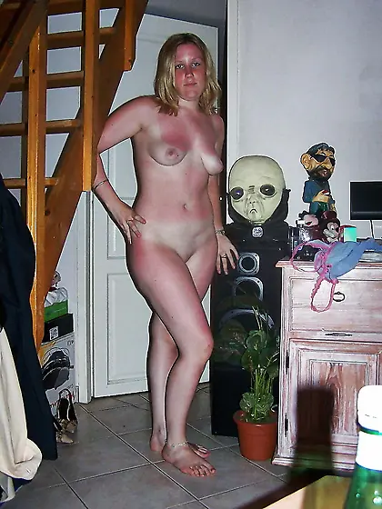 Sunburnt young hussy