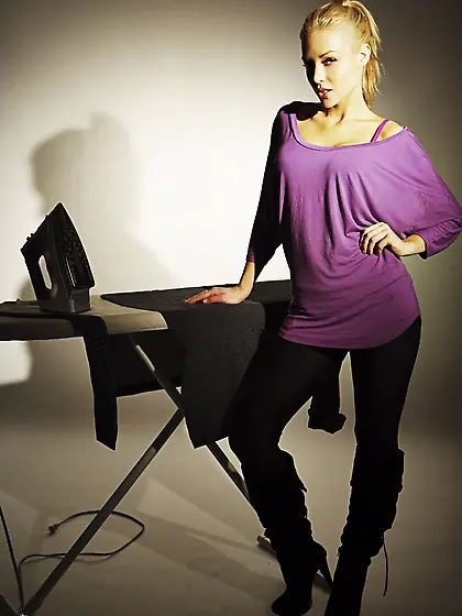 Kayden Kross proves that a hot babe can turn a usual chore into