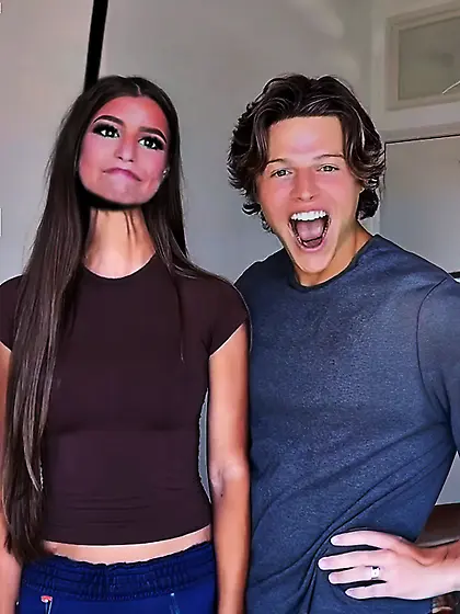 A happy couple enjoying some playtime