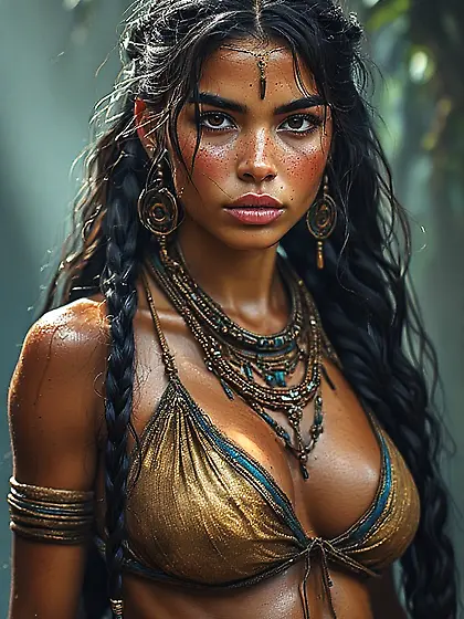 Brown Island Tit Clowns