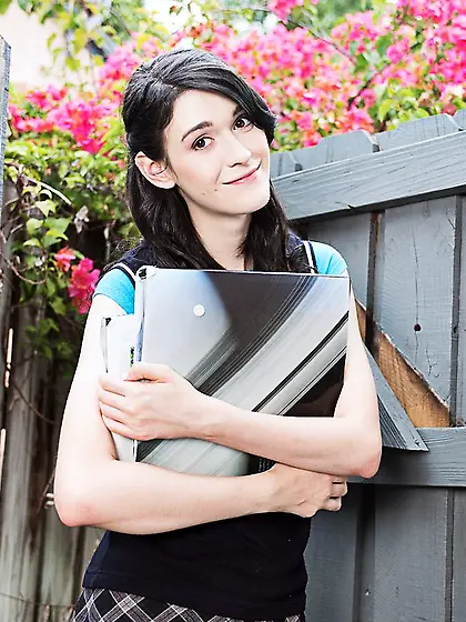 Adorable uniform teen