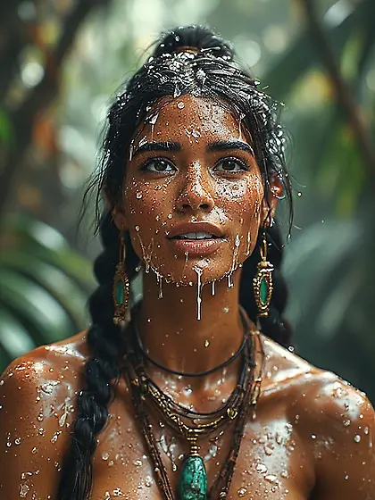 Brown Island Tit Clowns