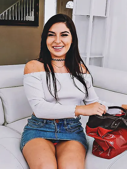 Dark-haired beauty Keira Croft needs no man to cum!