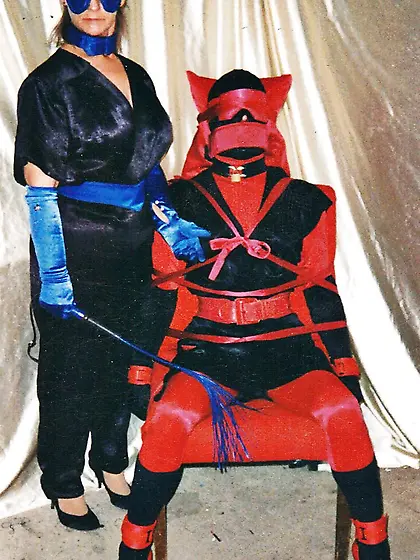 Satin Restrain Bondage