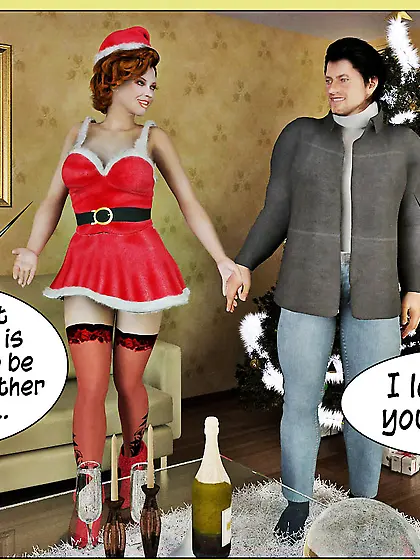 Beauties red stockings champange