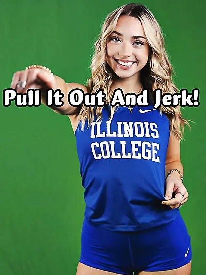 Go on.  Pull it out and jerk.