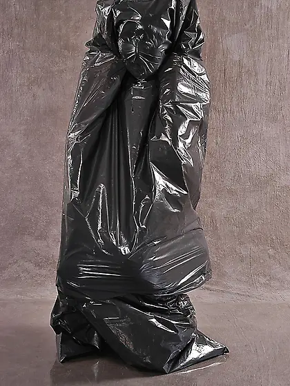 Masked girl yellow latex