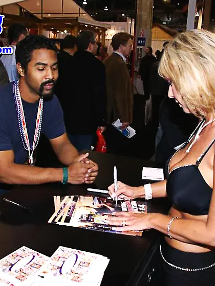 Famous crazy blonde milf