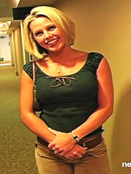 Cute blonde milf brown