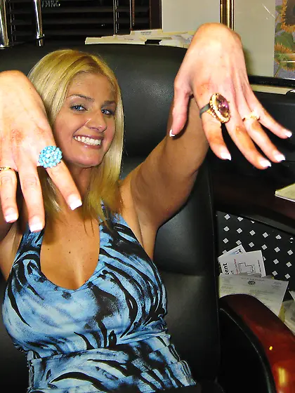 Sex hungry busty bimbos