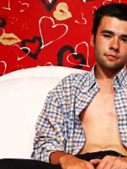 Brunette Young Man Kyle Zoom.