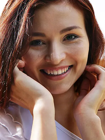 Skinny beautiful babe