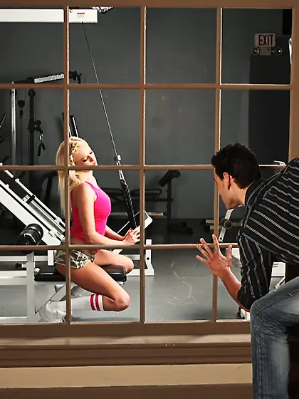 Victoria White strips her underwear off and gives her well hung