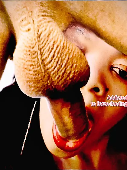 Smuka shitskin slave sucking cock