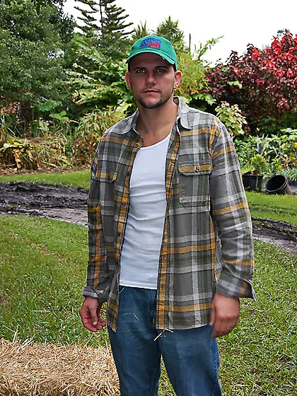 Ayana Haze gets her hairy cunt fucked on the farm by a horny per