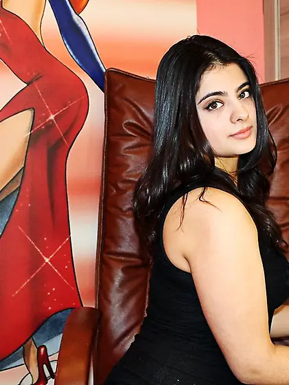 Asian teen black hair