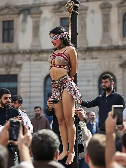 Prisoner of war being executed