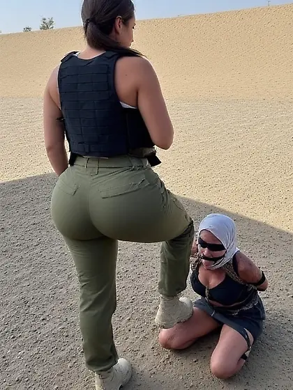 Muslim Kneels Before IDF Member