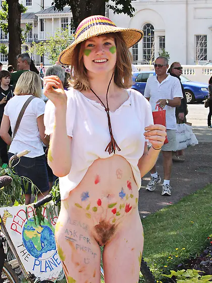 Bikes, Bodypaint and Public Nudity