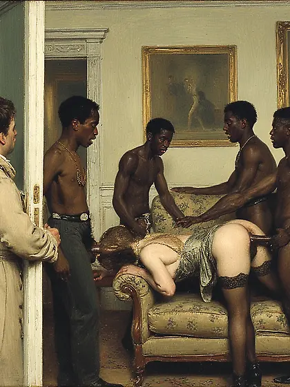 Nasty moms with bbc,  paintings