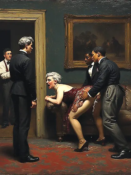 Nasty moms with bbc,  paintings