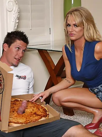 American hardcore big sausage pizza