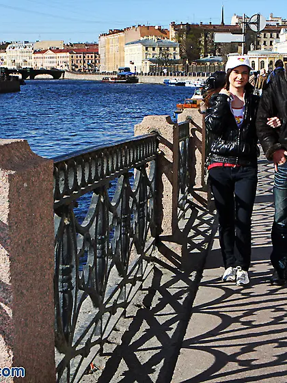 Sexy black haired teen