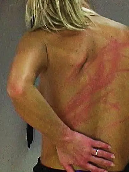 Seductive blonde feels slave