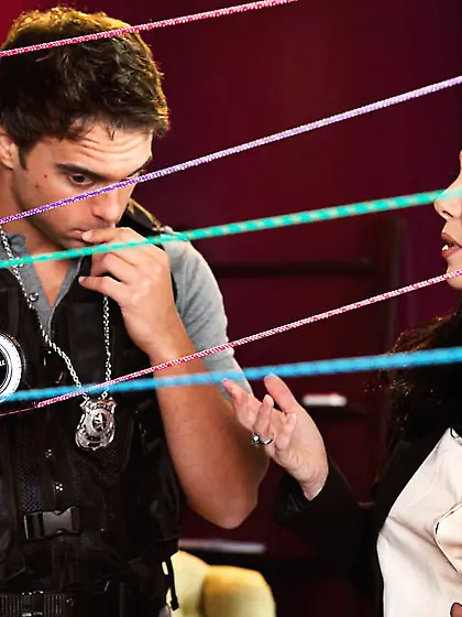 Busty milf in stockings Rayveness is stimulating the clit when b