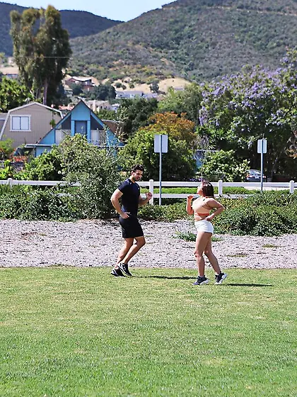 Real american chick gets fucked outdoor